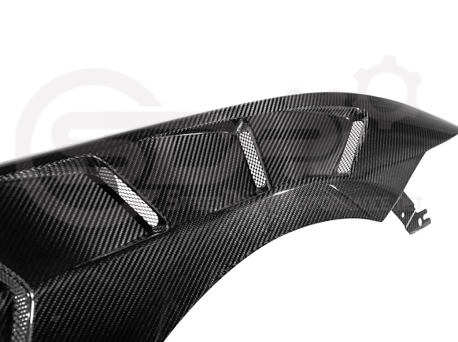 2024-UP FORD MUSTANG S650 | GTD STYLE CARBON FIBER FRONT SIDE VENTED FENDERS
